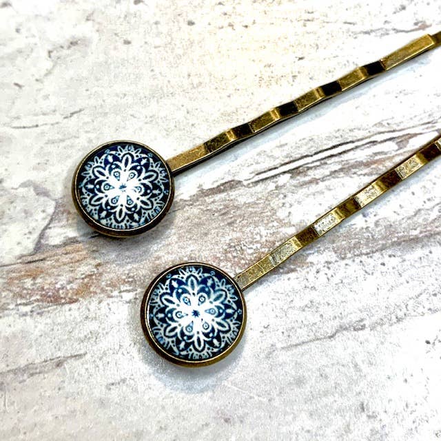 Cabochon Bobby Pins