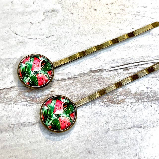 Cabochon Bobby Pins