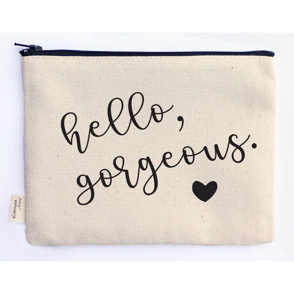 Canvas Quotable Accessory Bags