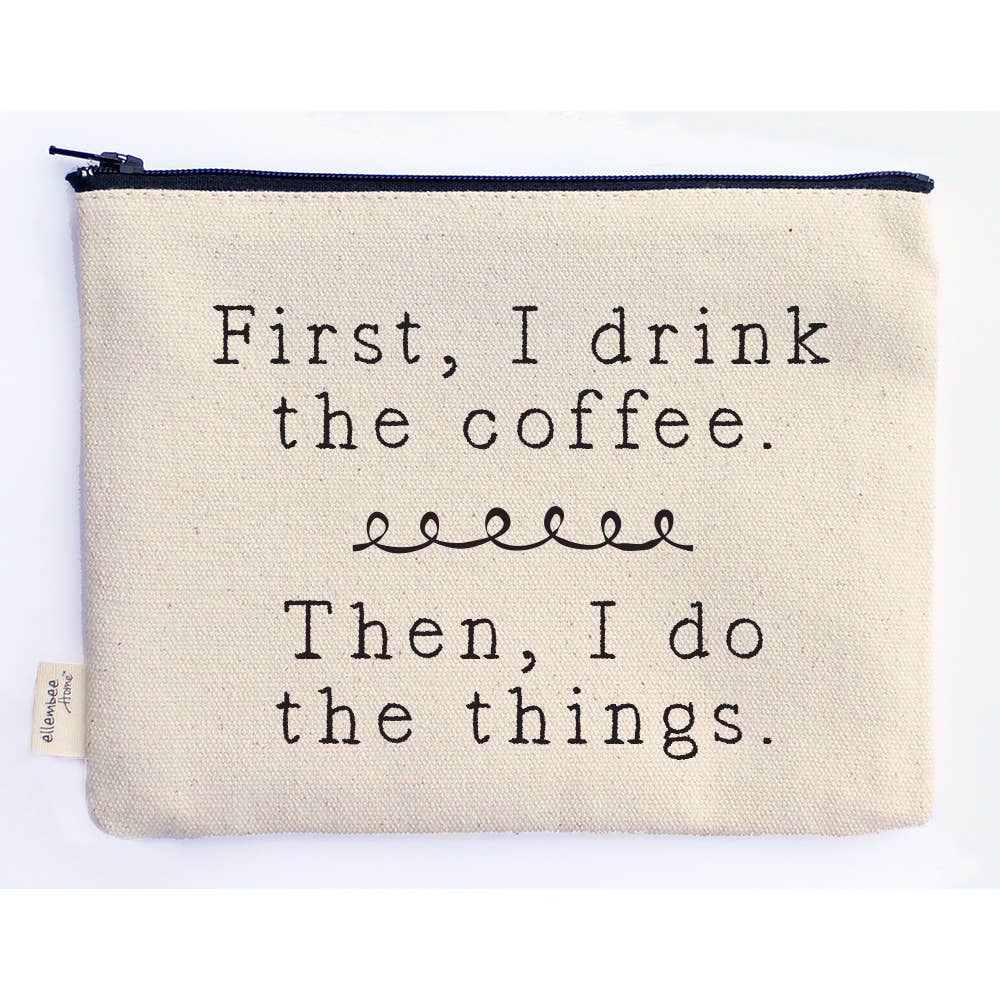 Canvas Quotable Accessory Bags