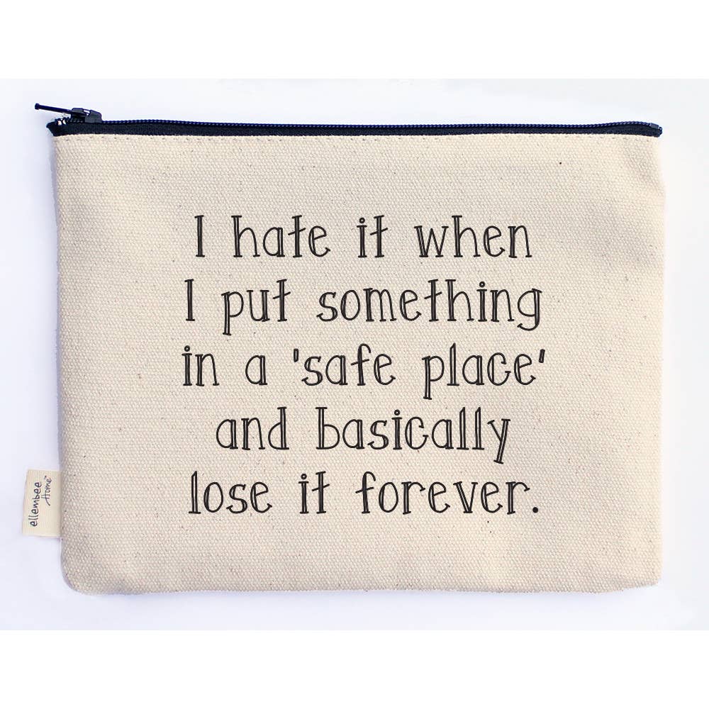 Canvas Quotable Accessory Bags