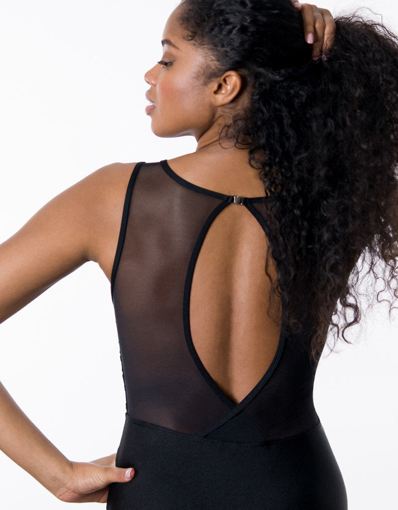 Jewel Neck Leotard with Sweetheart Bodice - 2221A