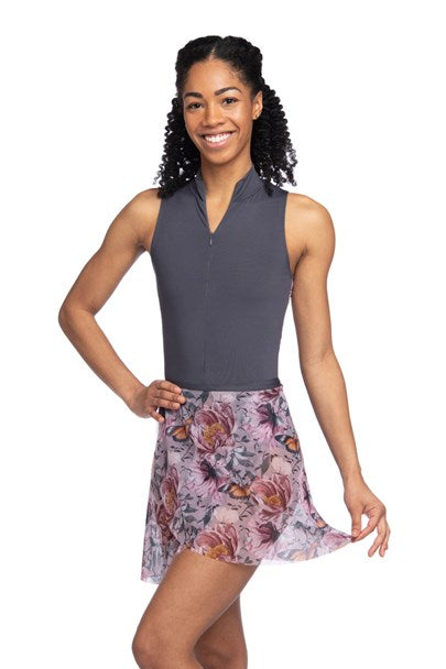Mesh Wrap Skirt in Butterfly Bloom - 501BB