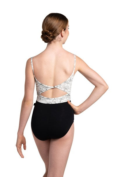 Liberty Camisole Leotard in Peacock Toile Print - 1078PT