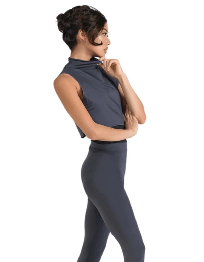 Bamboo Mock Neck Tank Top - Haruka