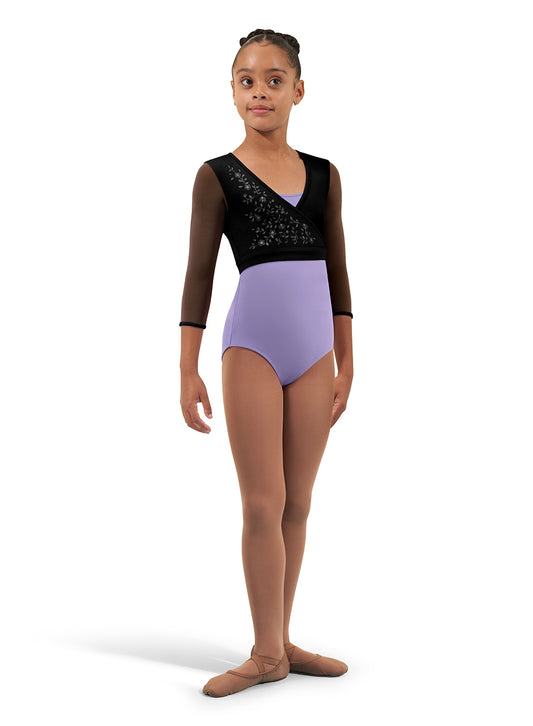 Girls Flower Vine Wrap Top - CZ4346