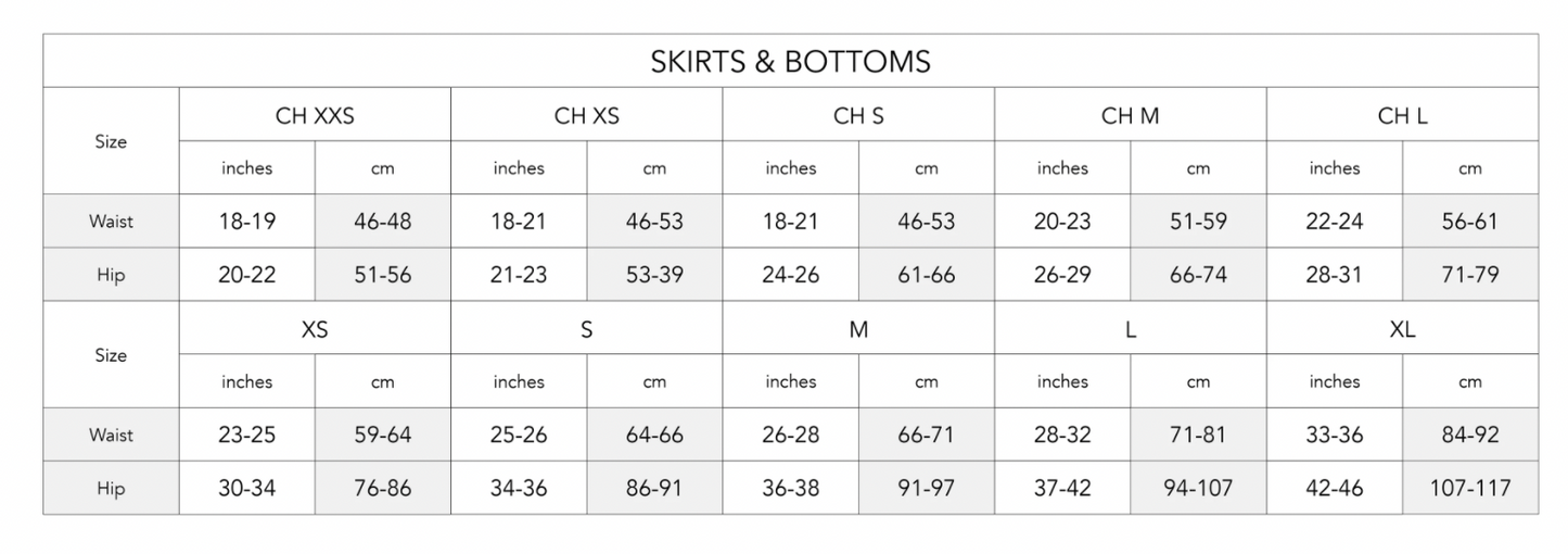 Mid High Low Skirt in Multiple Colorways