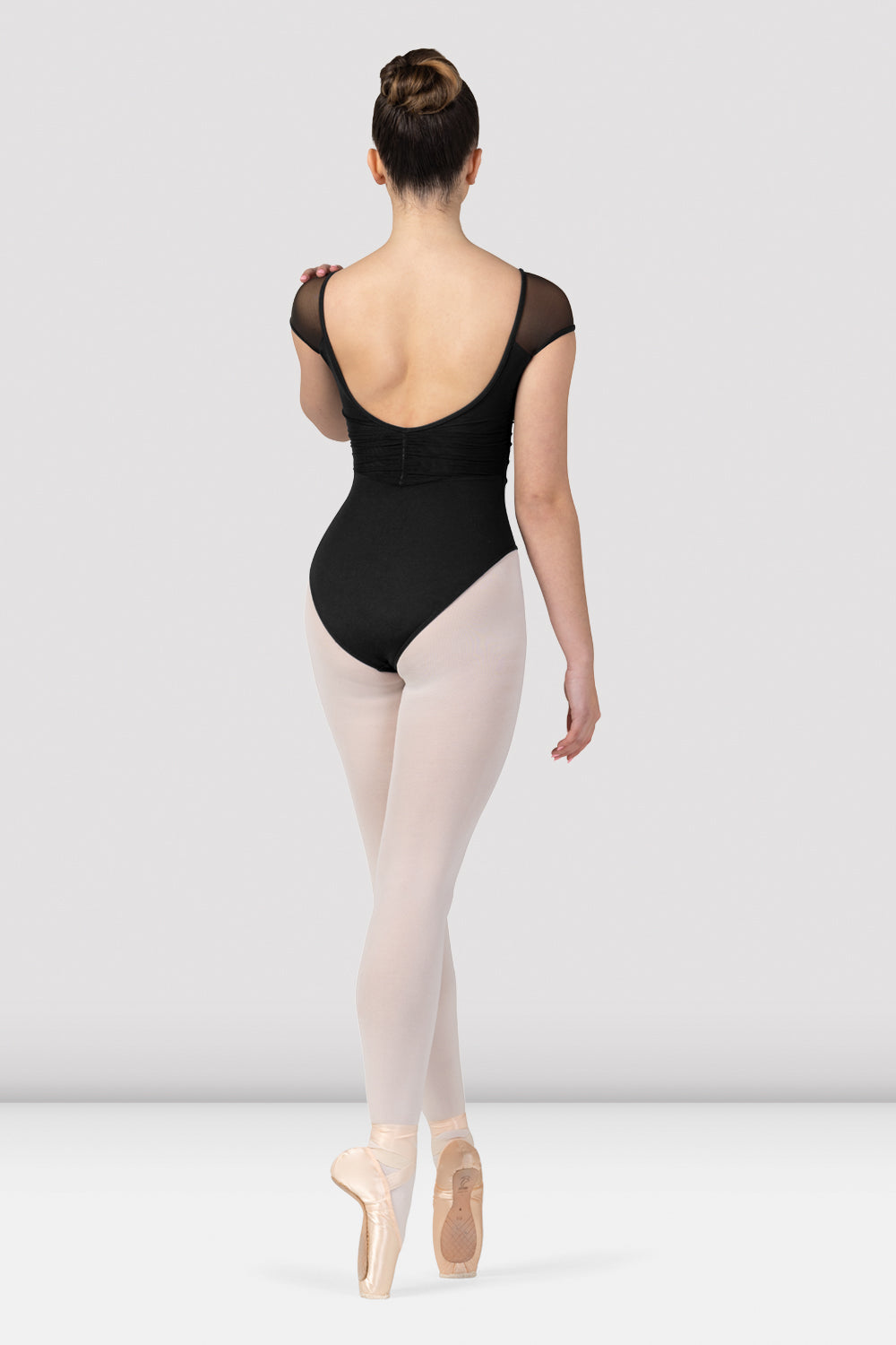 Ruched Cap Sleeve Leotard - LB5215