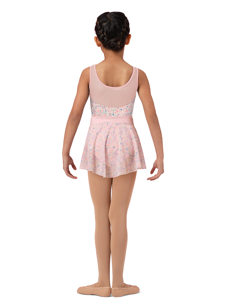 Girls Floral Print Skirt - MS1085C