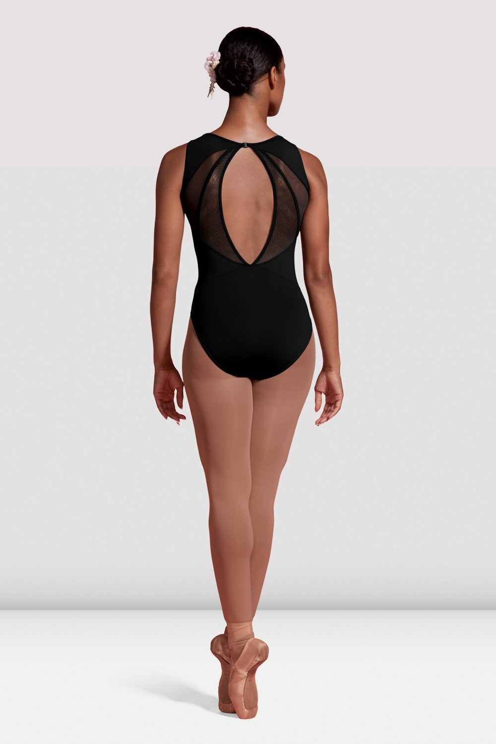 High Neck Tank with Mesh Panel Back - M3100LM