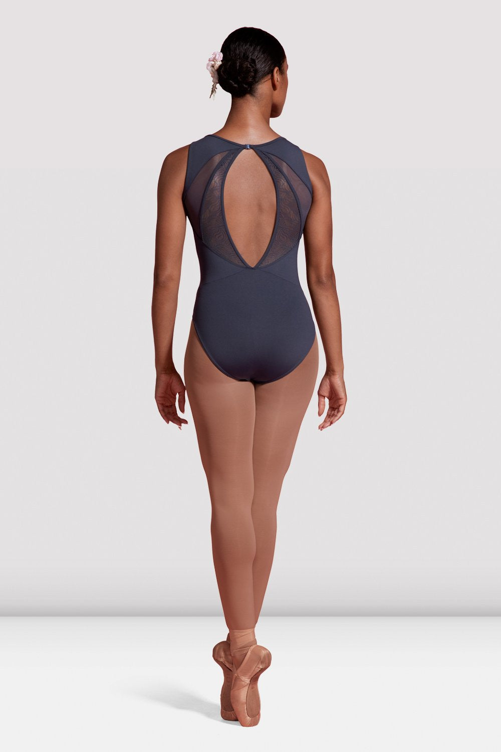High Neck Tank with Mesh Panel Back - M3100LM