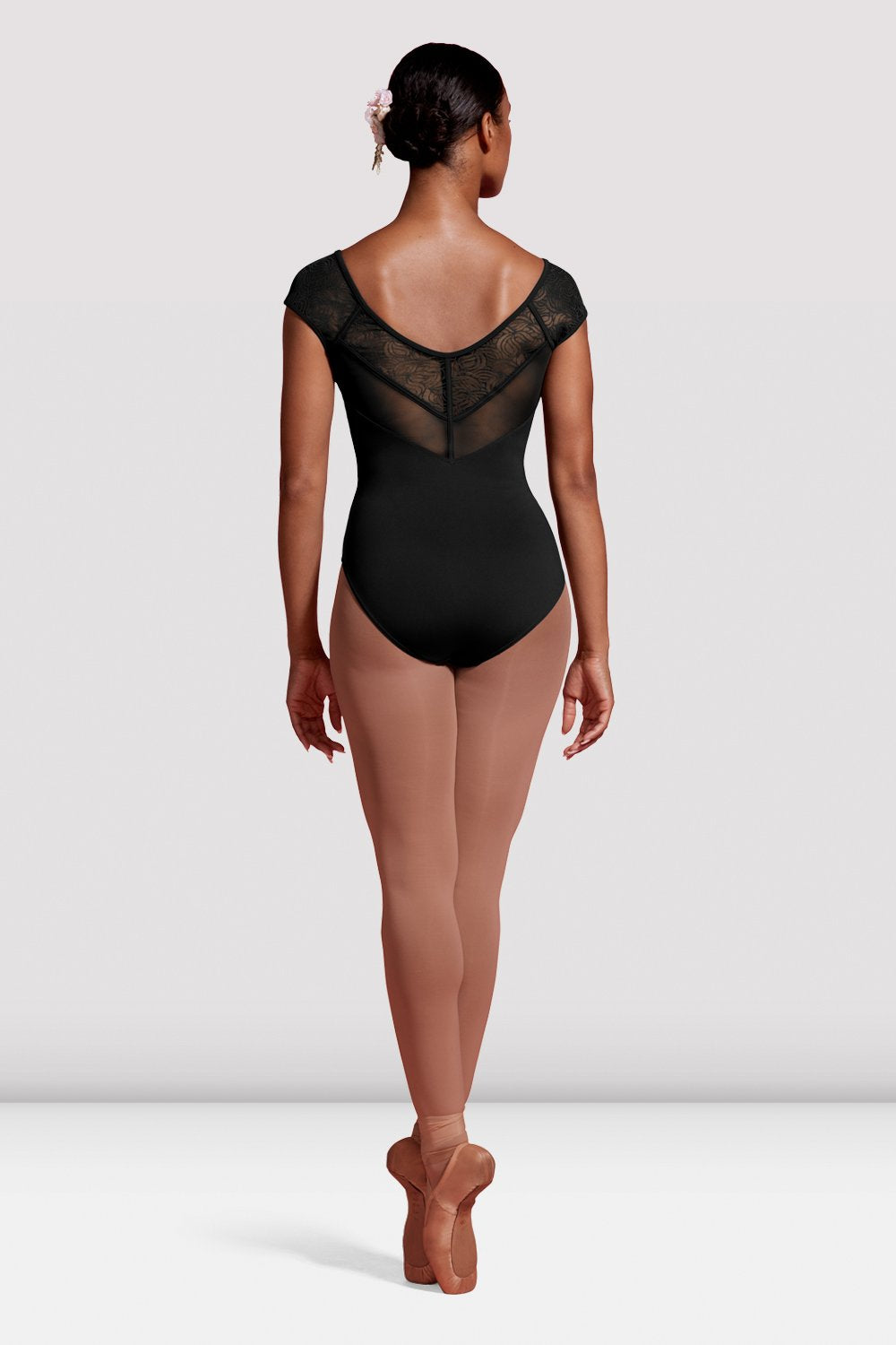 Mesh Cap Sleeve Leotard - M5096LM