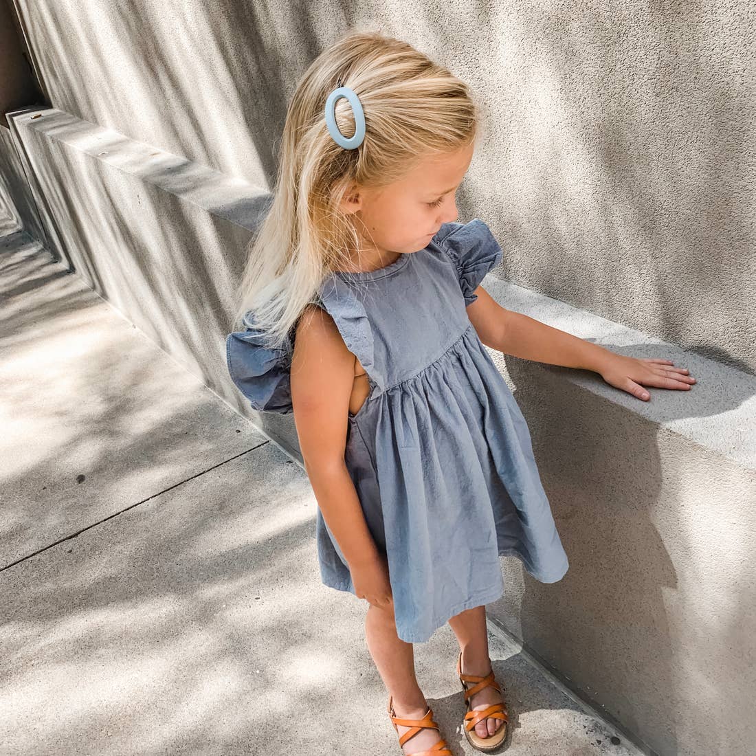 Oval Soft Touch Barrettes - Assorted Colors