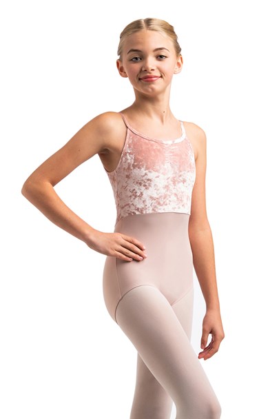 Girls Liberty Leotard with Crushed Velvet - 1078CV