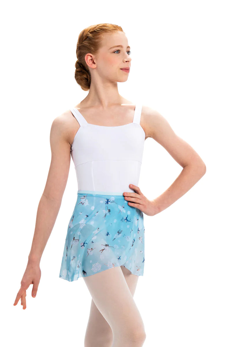 Girls Nutcracker Mesh Wrap Skirt - 501NUG