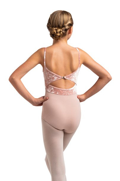 Girls Liberty Leotard with Crushed Velvet - 1078CV