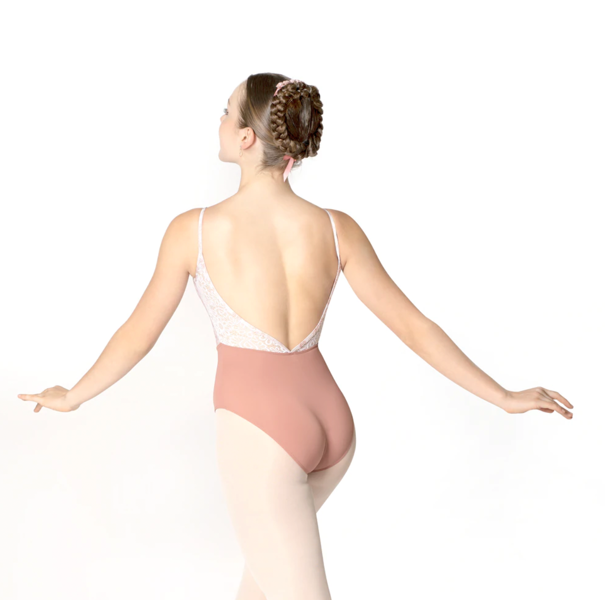 Chanelle Leotard in Capucine Print