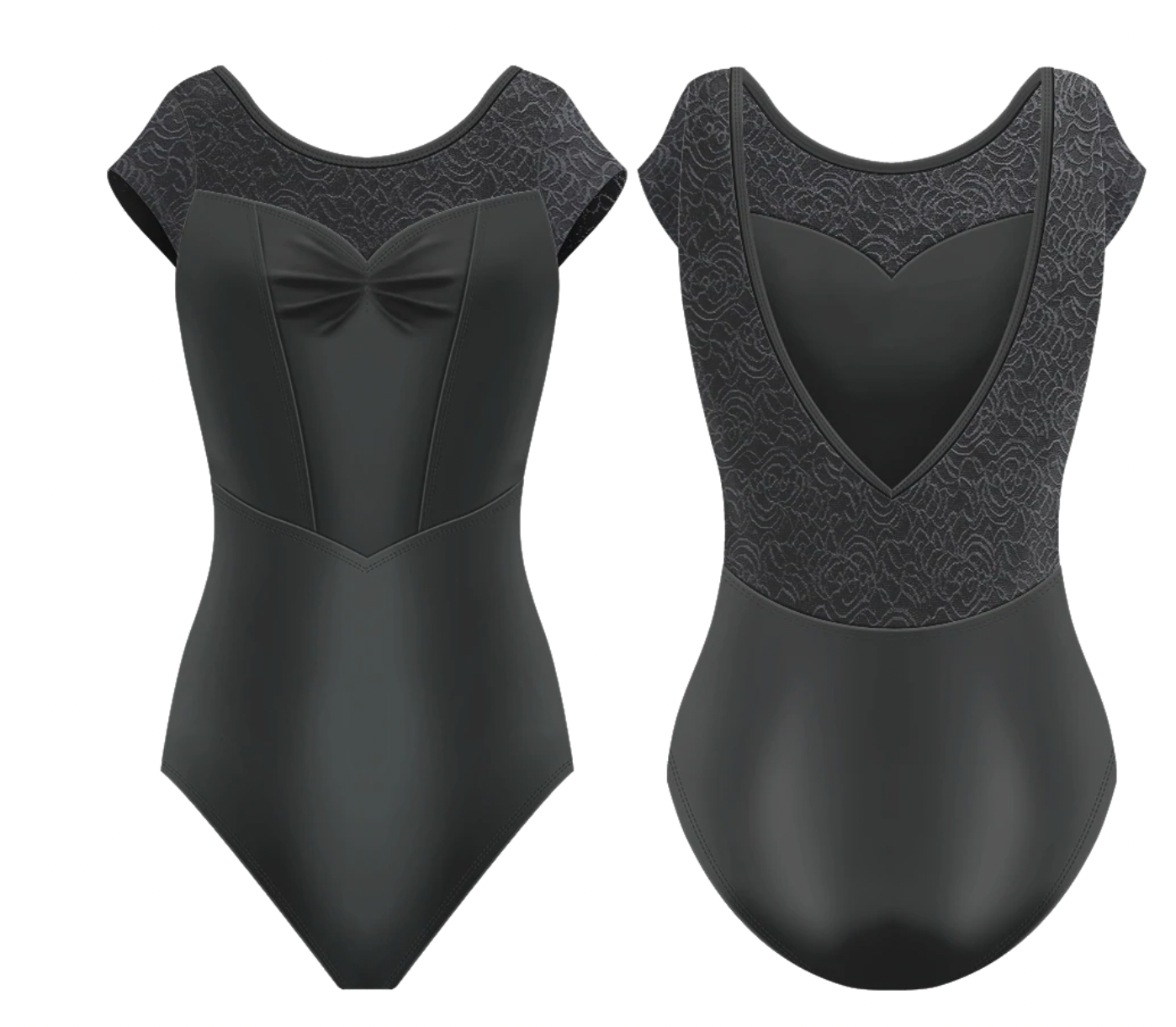 Delphine Cap Sleeve Leotard