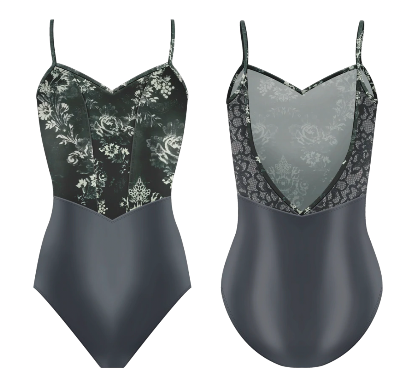 Girls Chanelle Leotard in Garance Print