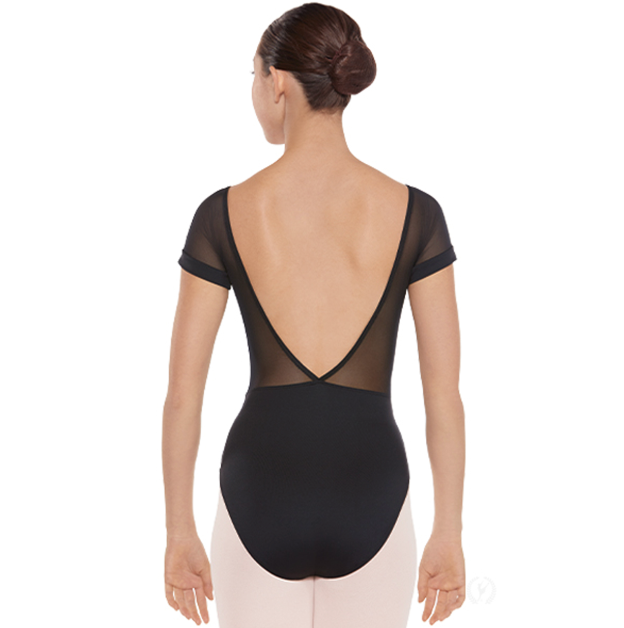 Mesh Cap Sleeve Leotard - 41420