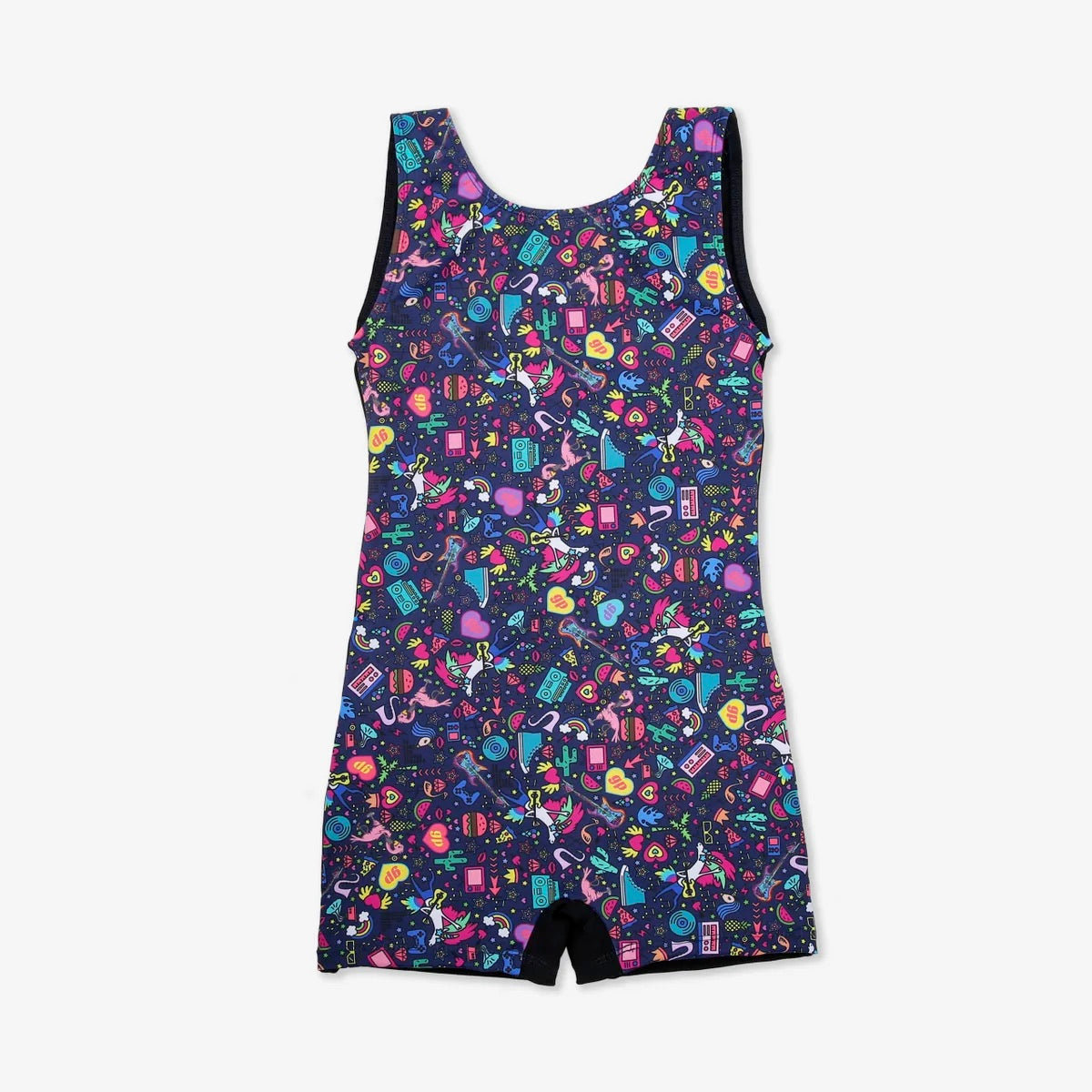 Flamingo Unicorn Jam Biketard