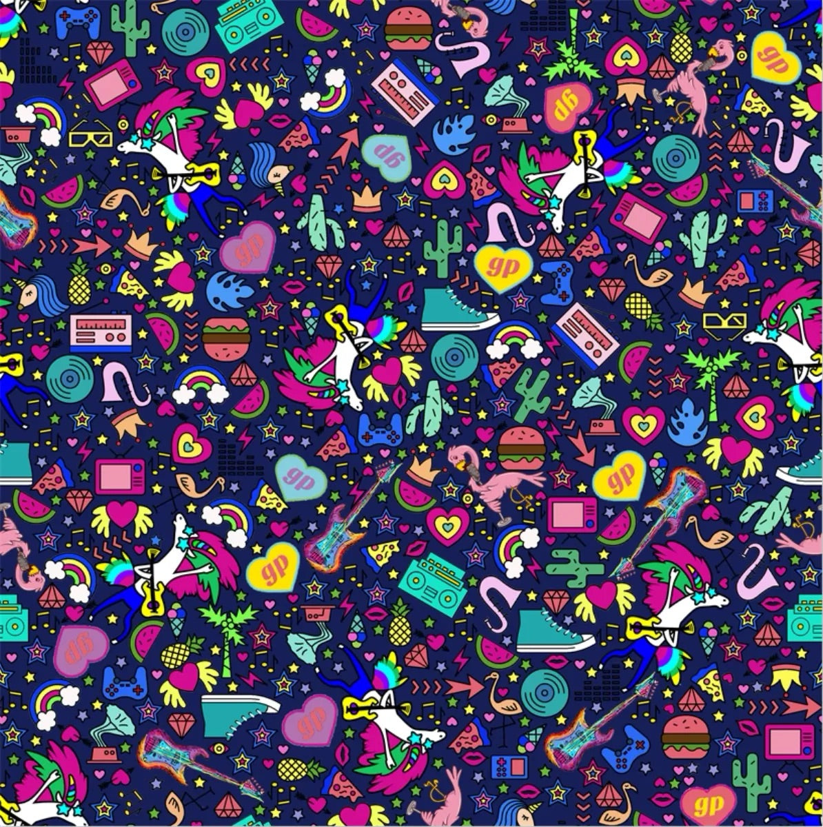 Flamingo Unicorn Jam Biketard