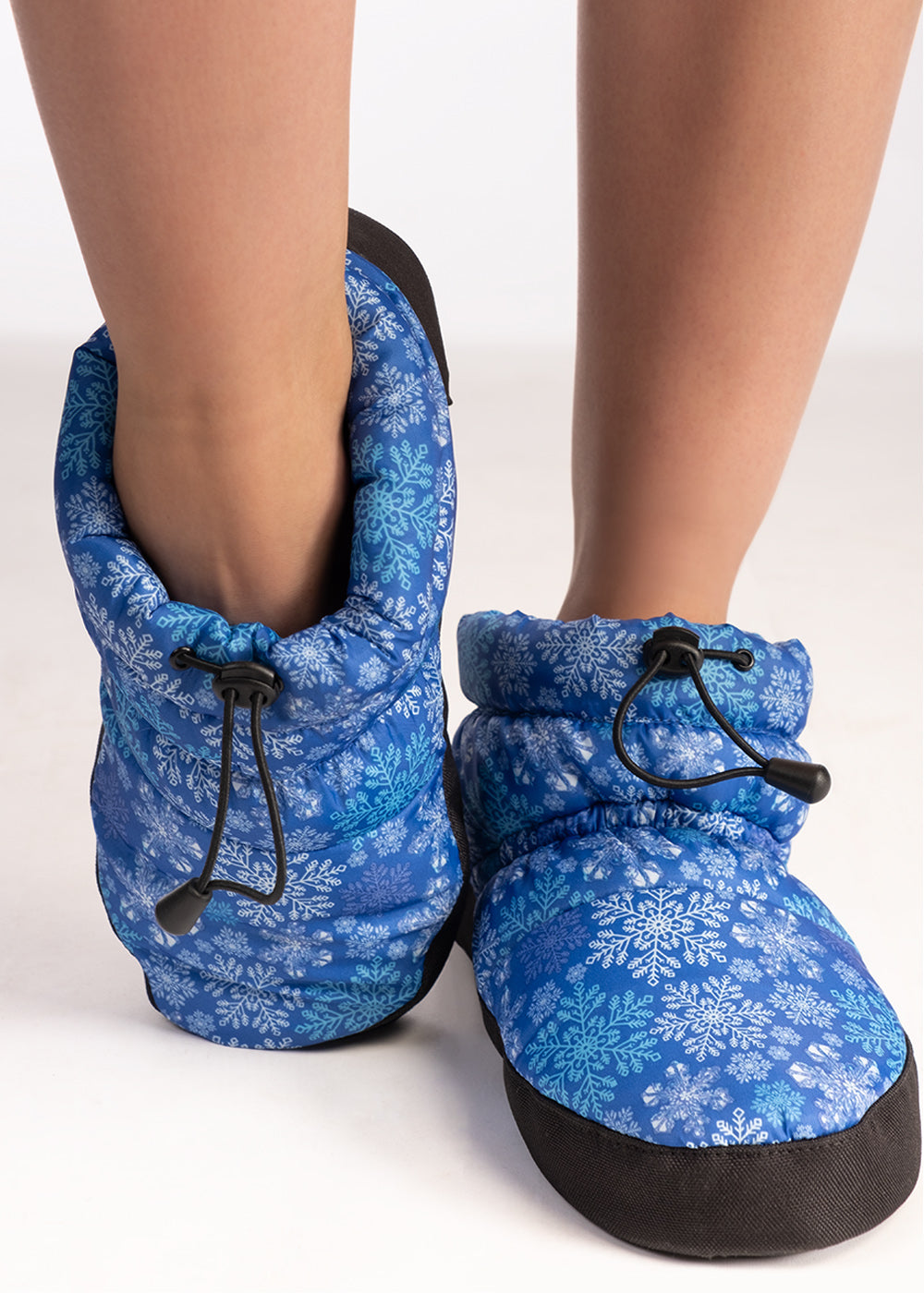 Low-Cut Warm-up Booties - M-75N - Snow Print