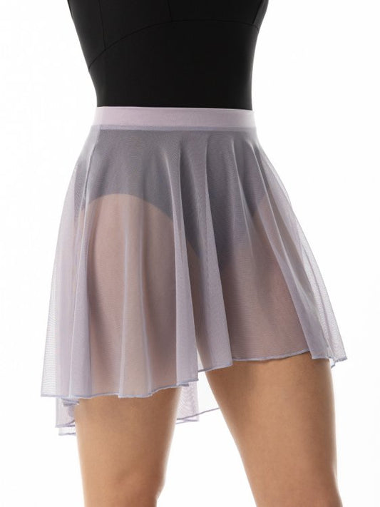 Mid-Length Mesh Pull-on Skirt - 1016A