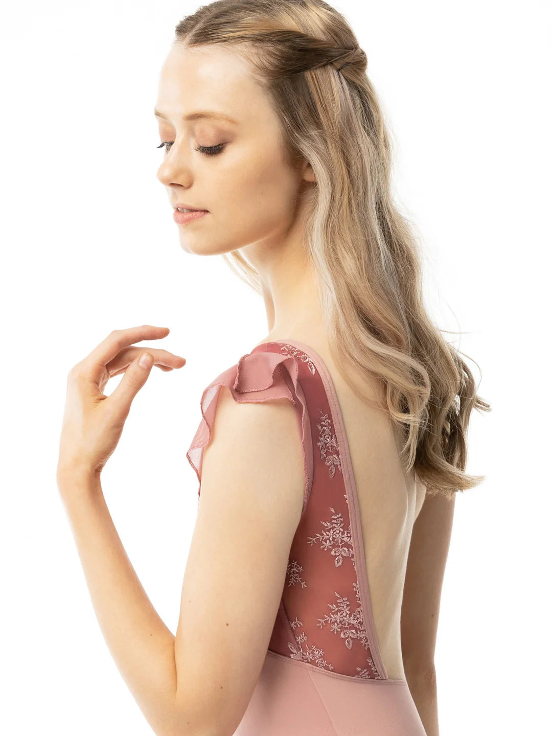Flutter Sleeve Empire Leotard - 2527A