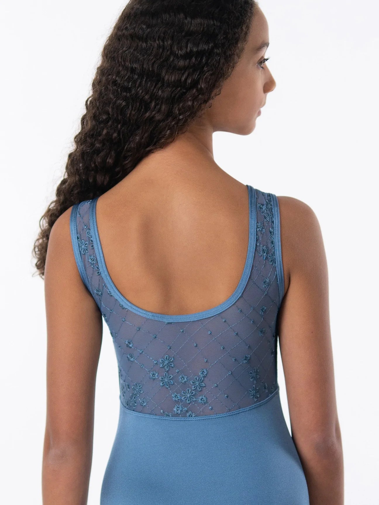 Embroidered Tank Leotard - 2427A