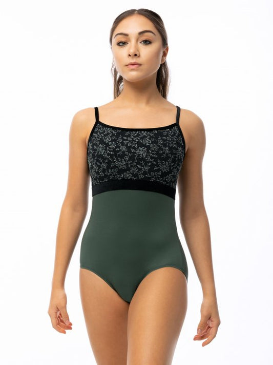 Embroidered Empire Camisole Leotard - 2562A