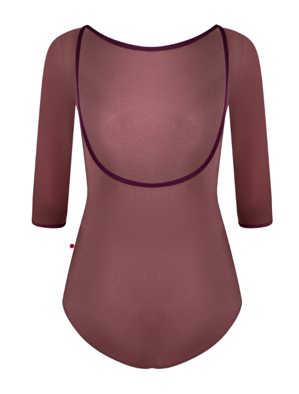 Sofiane Three-Quarter Sleeve Leotard