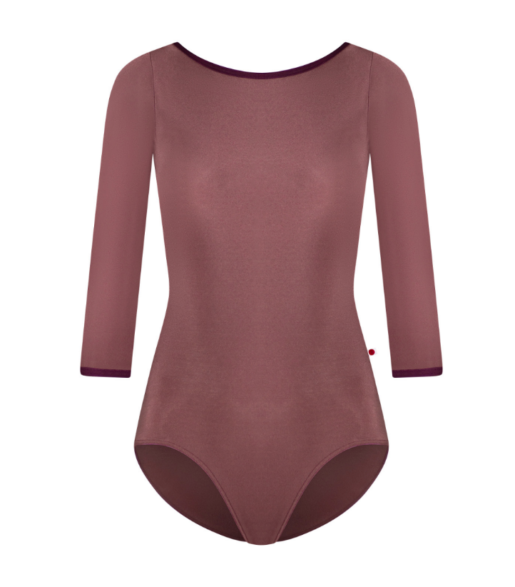 Sofiane Three-Quarter Sleeve Leotard