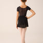 Girls Princess Seam Mesh Sleeve Leotard - 292C