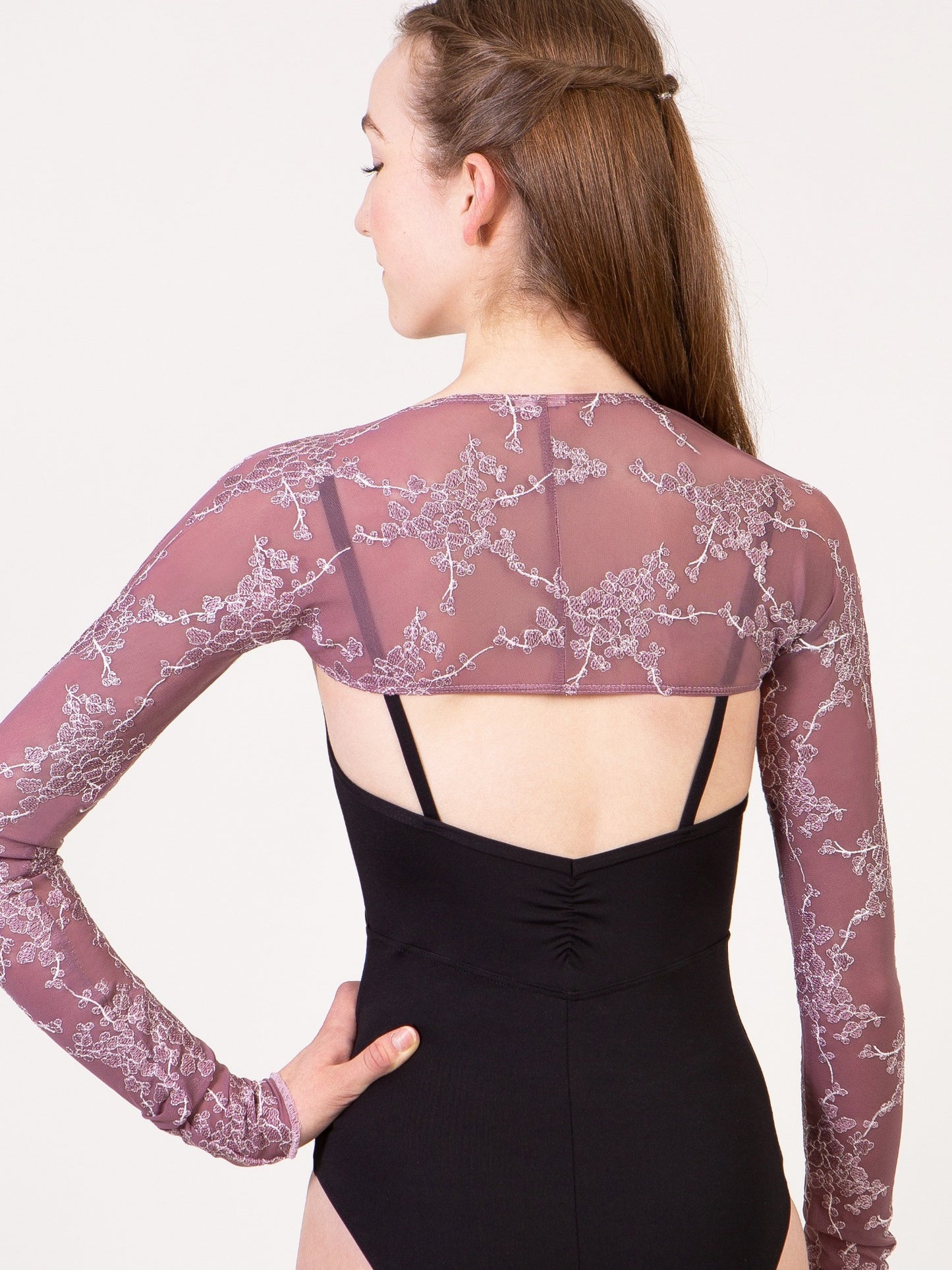 Soiree Long Sleeve Shrug Top - 4018A