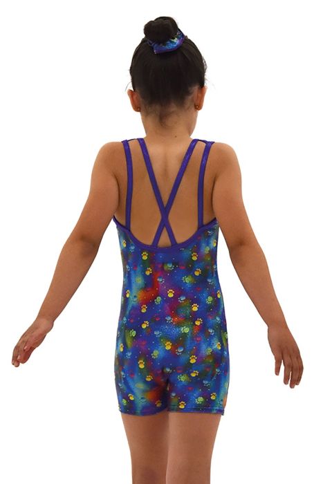 Girls Gymnastics Unitard & Matching Scrunchie - 7801