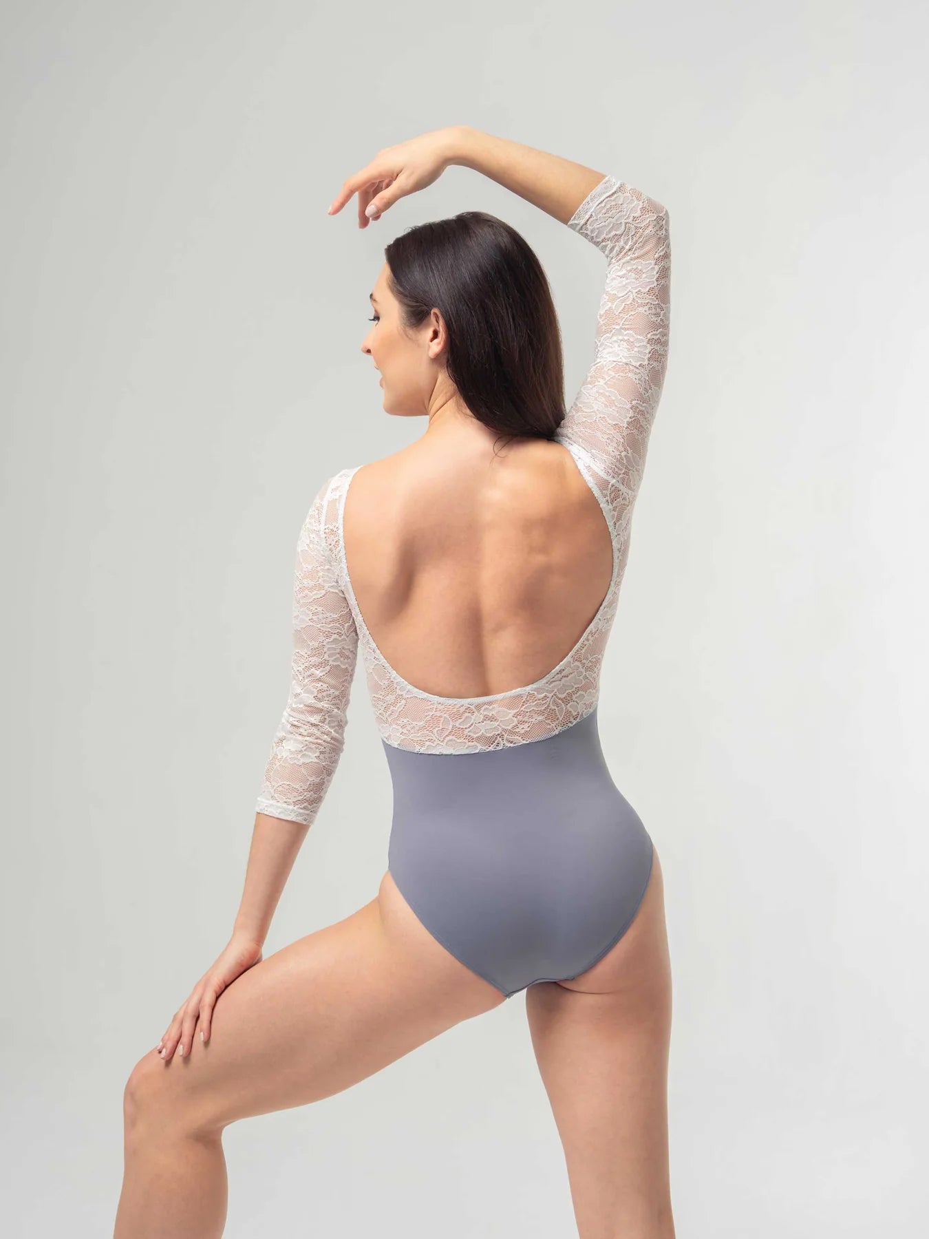 Penelope Lace Sleeve Leotard