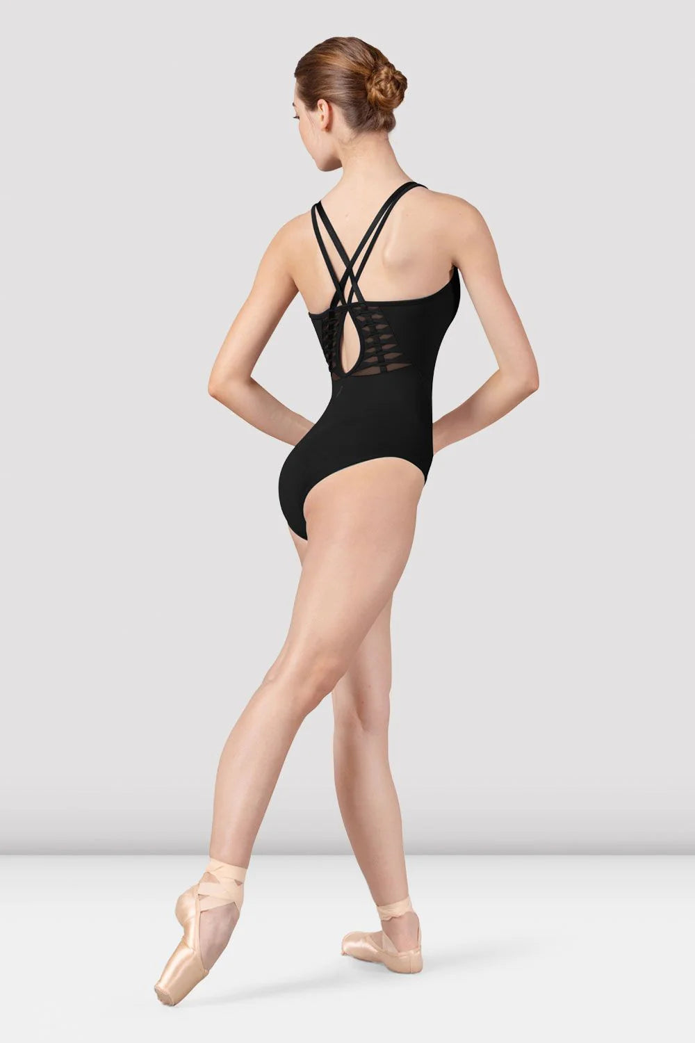 Lucey Weave Detail Halter Leotard - L5287