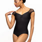 Celine Cap Sleeve Leotard