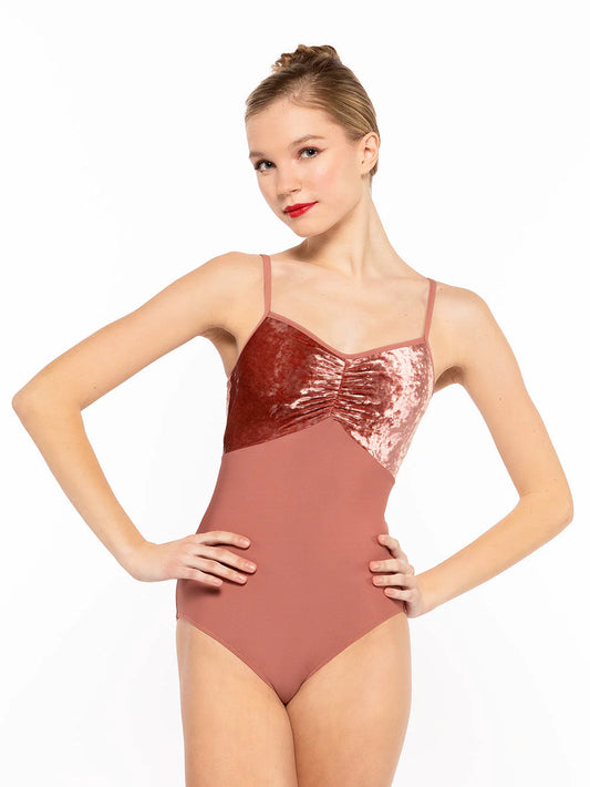 MacKenzie Leotard with Velvet and Lace - Multiple Colorways