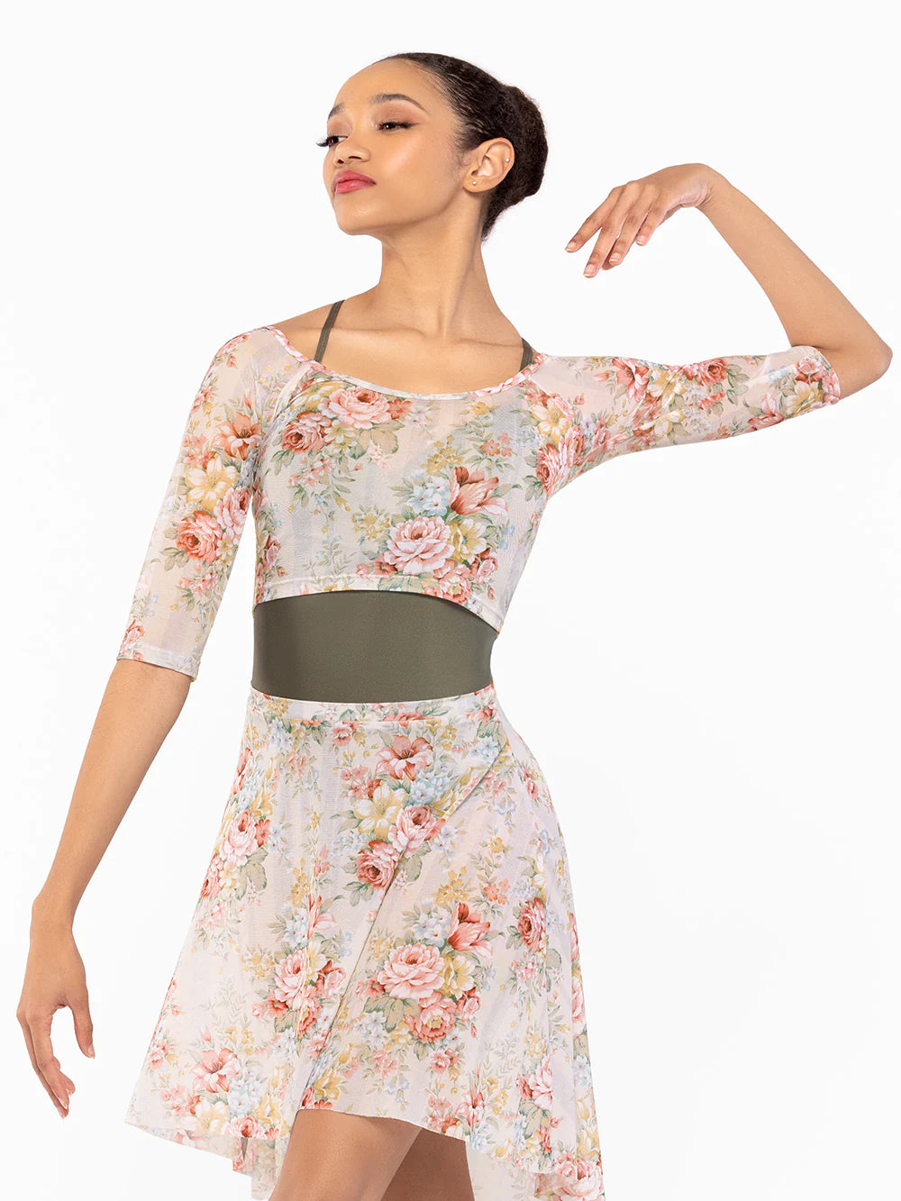 Raglan Mesh Crop Top - Multiple Colorways