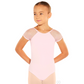 Girls Silhouette Mesh Cap Sleeve Leotard - 41228