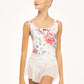 Girls Lina Leotard Fleur de Noel