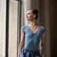 Leia Mesh Cap Sleeve Leotard