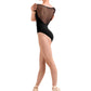 Mesh Cap Sleeve Leotard - L20004