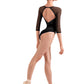 Mesh Three Quarter Sleeve Leotard - L60003