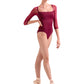 Mesh Three Quarter Sleeve Leotard - L60003