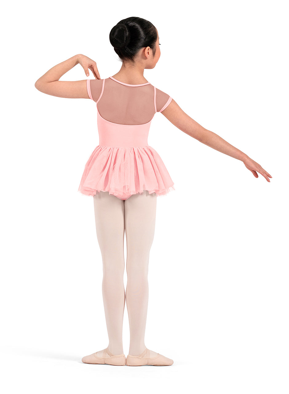 Girls Cap Sleeve Tutu Dress - M20012C