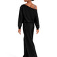 Off Shoulder Sweatshirt - M30019L