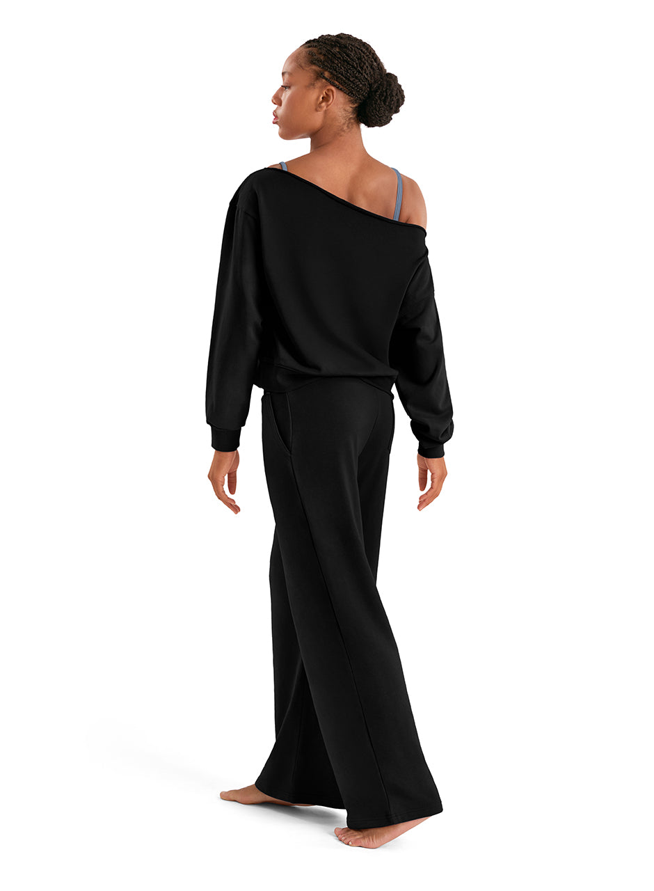 Off Shoulder Sweatshirt - M30019L